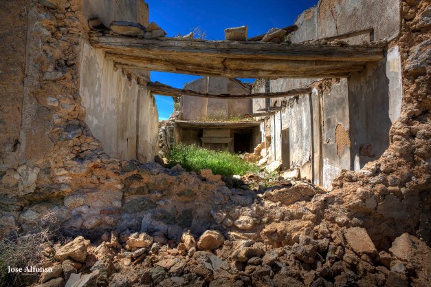 Oreja Village, Toledo, Spain. Abandoned building